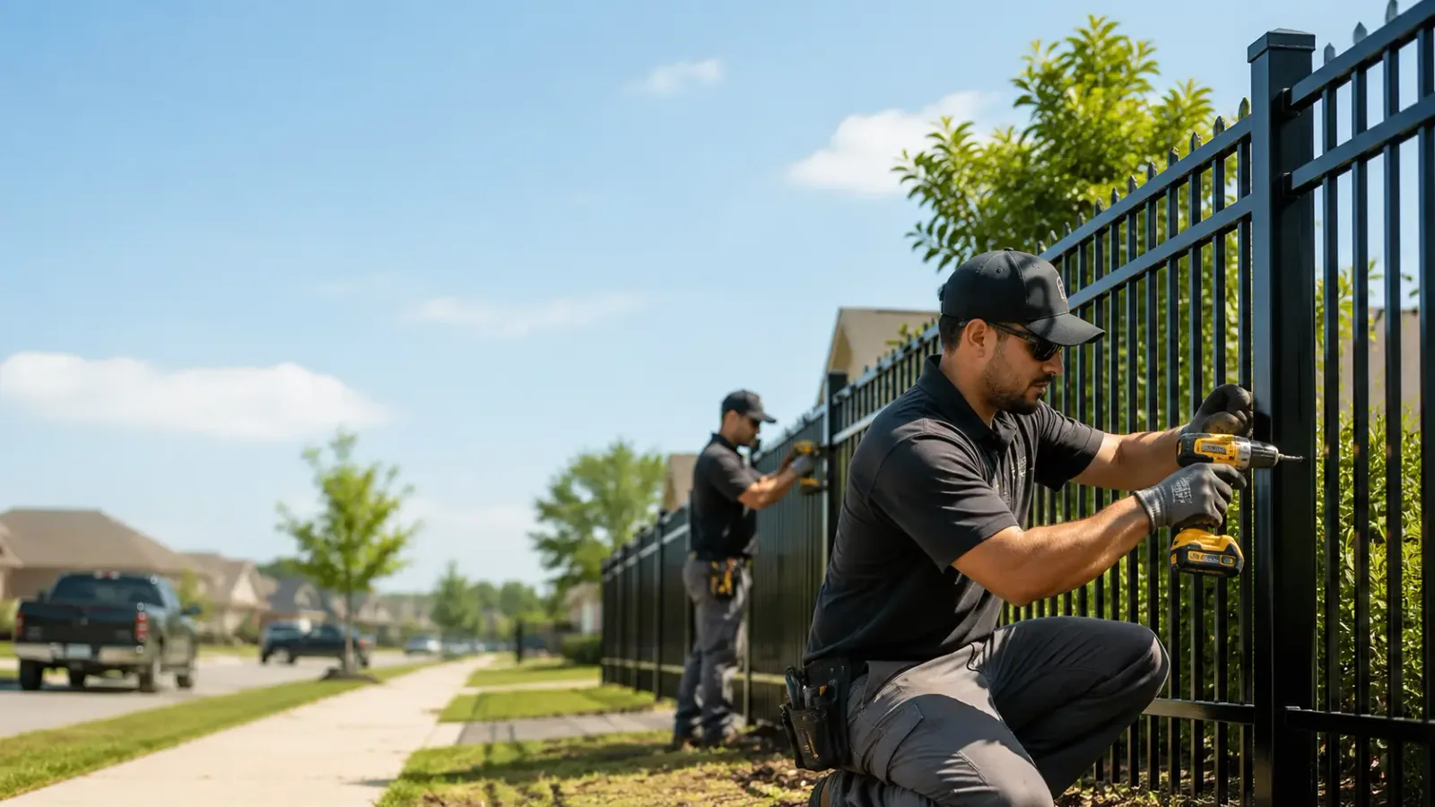Metal Fence Installation in Edinburg, IL
